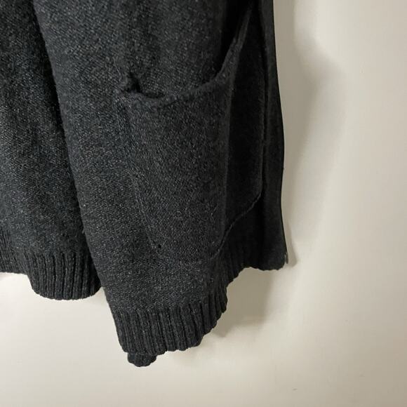 Woolrich Onyx Heather Gray 100% Wool Zip Up Sweater Grandpacore Men’s Size Large - Picture 14 of 16